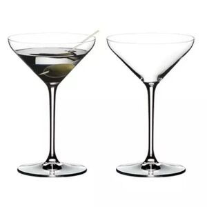 Riedel crystal Xtreme martini glasses 2 pieces - NEW in box!